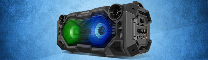 SVEN PS-500: a new portable speaker for a breathtaking KARAOKE-stream