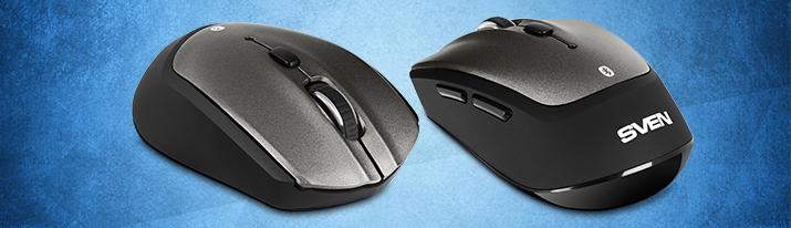 Bluetooth or radio channel? Select both for your new SVEN RX-585SW wireless mouse