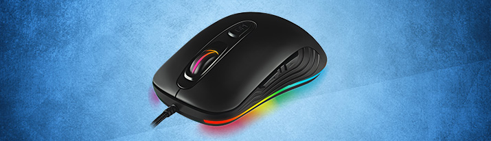 SVEN RX-G820 gaming mouse — pleasant to touch, effective in the game