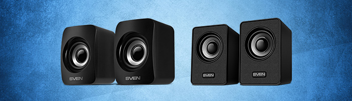 SVEN 130/135 multimedia USB speakers — babies to fit everywhere