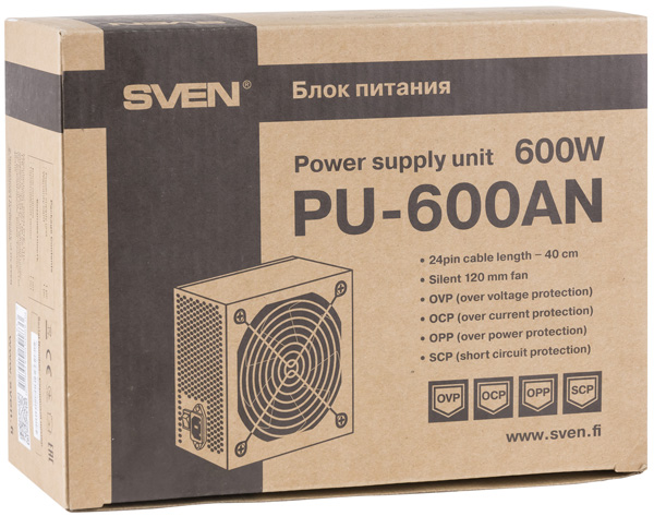 Блок питания для компьютера SVEN PU-600AN